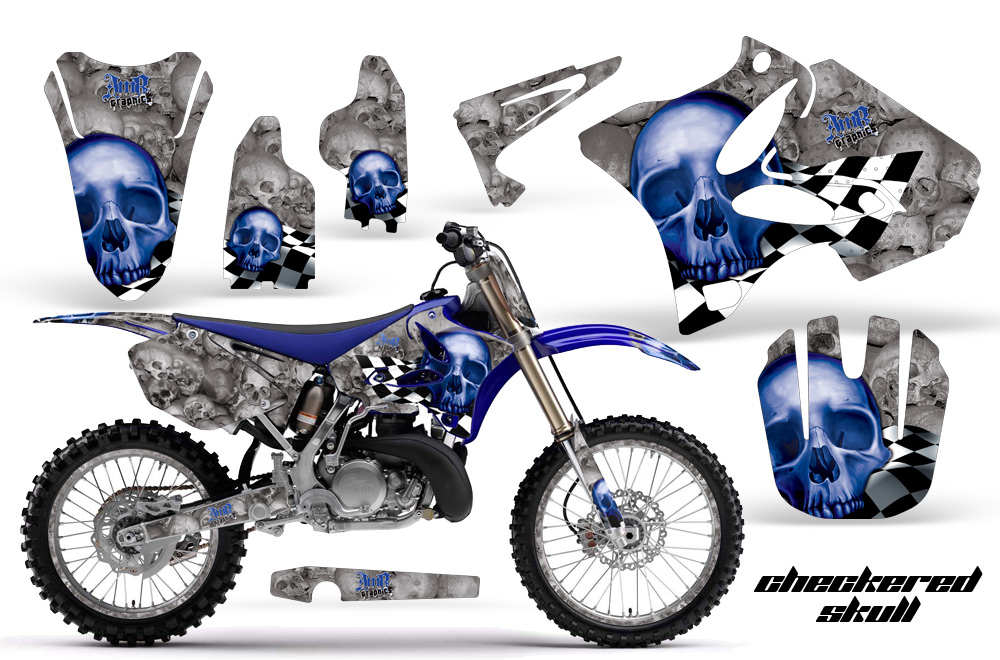 Yamaha YZ125 YZ250 96-11 Graphics Kit CS BL NPs